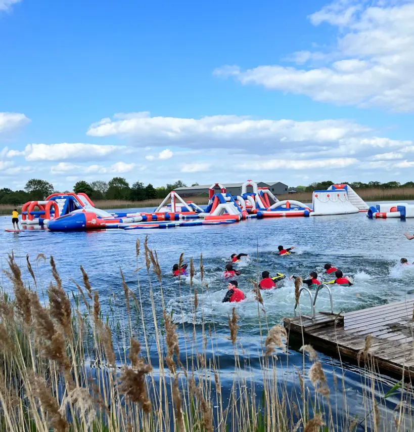 King's Ely boarding students enjoying a day at Cambridge Water Park 