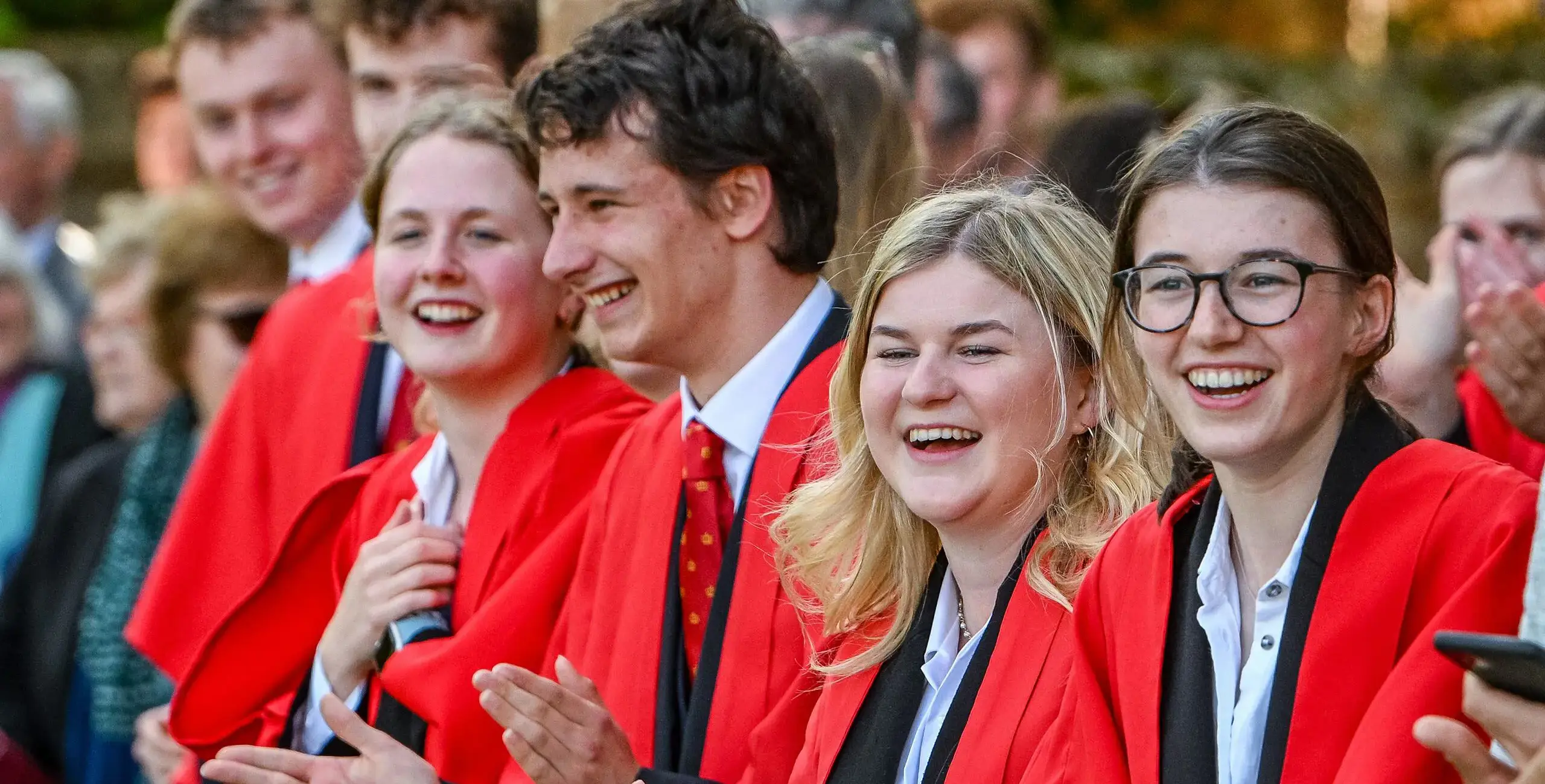 Scholars Watching Hoop Trundle at King's Ely, a Private Day and Boarding School near Cambridge, in Ely.