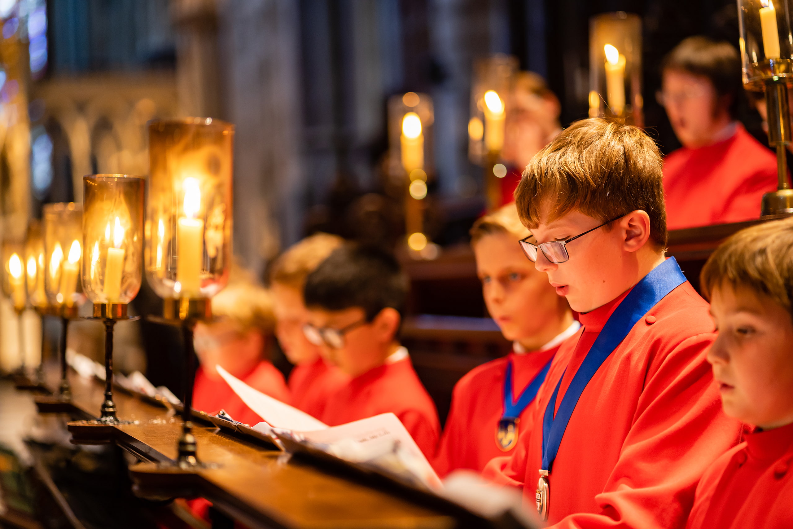 King's Ely Choristers singing in Ely Cathedral 