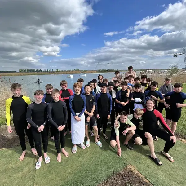 King’s Ely Senior boarding students at Cambridge Water Park 