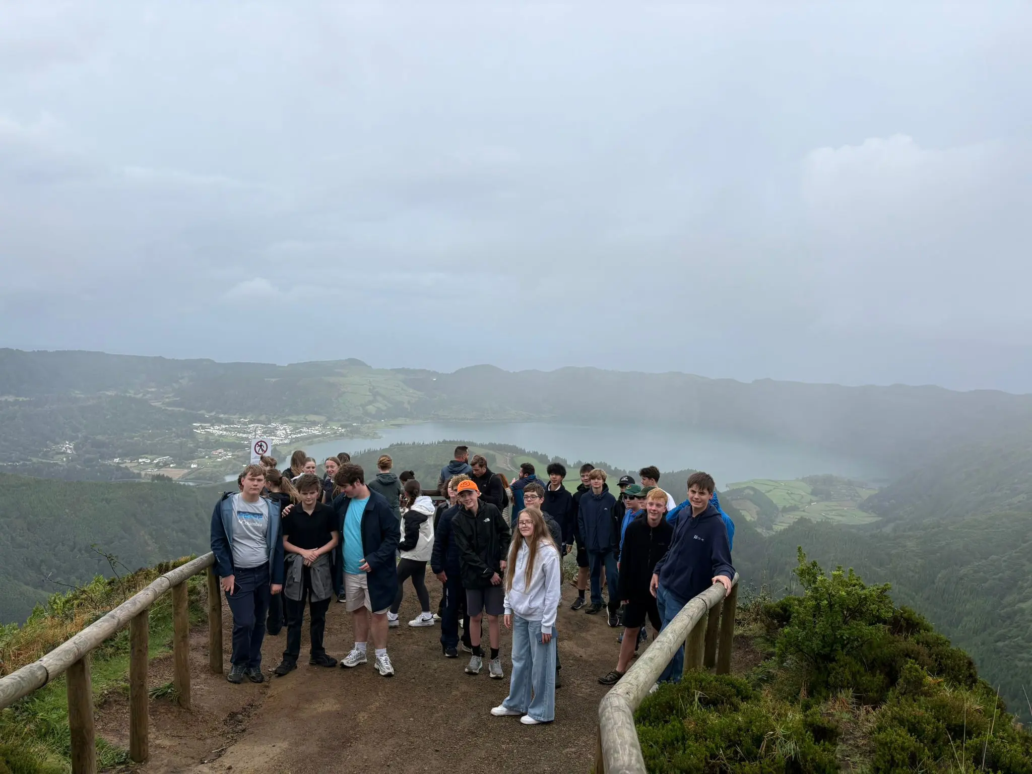 Geography students on The Azores trip, from king's Ely, a Private Boarding Sixth Form School near Cambridge